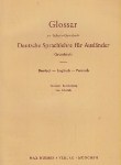 کتاب GLOSSAR DEUTSCHE SPRACHLEHRE (آلمانی/بهزاد)