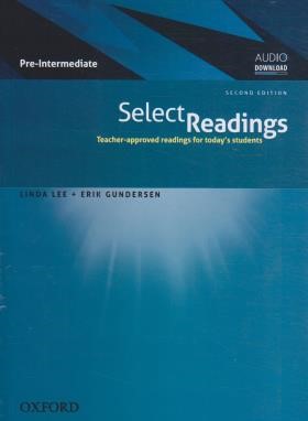 SELECT READING PRE INTERMEDIATE+CD EDI 2 (رهنما/بدون عکس روی جلد)*