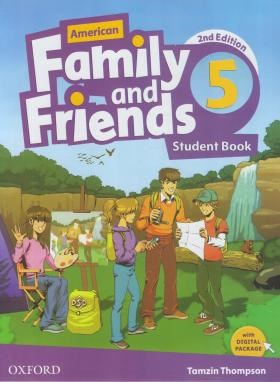 FAMILY AND FRIENDS 5 AMERICAN+CD EDI 2  SB+WB (رحلی/رهنما)