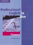 کتاب PROFESSIONAL ENGLISH IN USE FINANCE (رهنما)