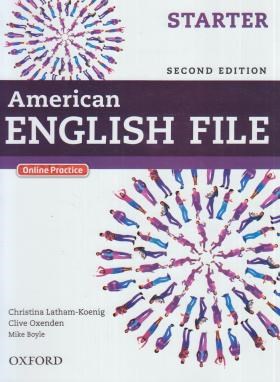AMERICAN ENGLISH FILE STARTER+CD SB+WB EDI 2 (رحلی/رهنما)*