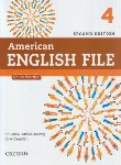 کتاب AMERICAN ENGLISH FILE 4+CD SB+WB EDI 3 (رحلی/جنگل)