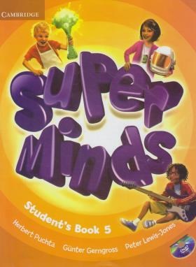 SUPER MINDS 5+CD SB+WB (رحلی/رهنما)