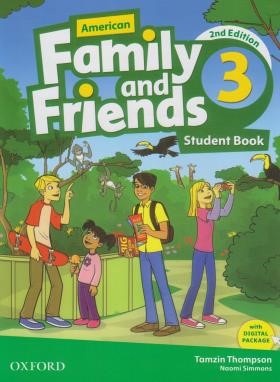 FAMILY AND FRIENDS 3 AMERICAN+CD SB+WB EDI 2 (رهنما)