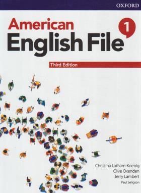 AMERICAN ENGLISH FILE 1+CD SB+WB EDI 3 (رحلی/رهنما)