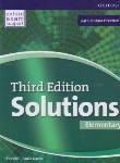 کتاب SOLUTIONS ELEMENTARY+CD SB+WB EDI 3 (رحلی/رهنما)