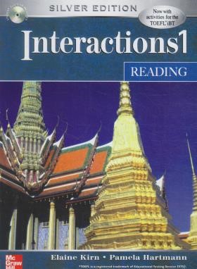 INTERACTIONS 1 READING+CD  SILVER EDITION (رهنما)