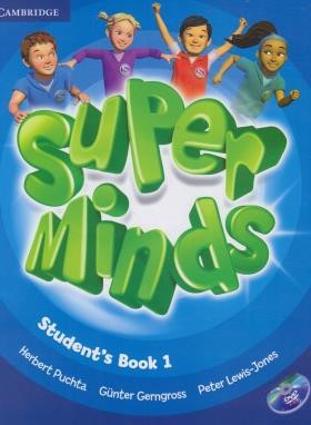 SUPER MINDS 1+CD SB+WB (رحلی/جنگل)