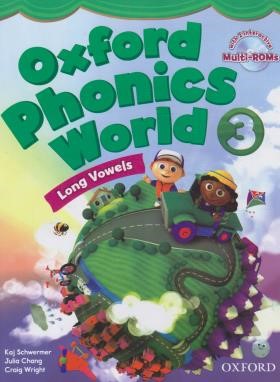 OXFORD PHONICS WORLD 3+CD  SB+WB (رحلی/رهنما)