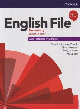 ENGLISH FILE ELEMENTRY+CD SB+WB EDI 4 (رحلی/رهنما)