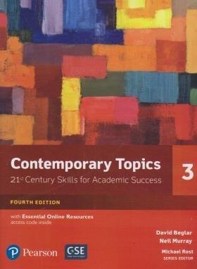 CONTEMPORARY TOPICS 3+CD EDI 4 (رحلی/رهنما)