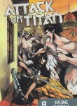 کتاب ATTACK ON TITAN 08 MANGA (وارش)