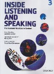 کتاب INSIDE LISTENING AND SPEAKING 3+CD  HAMILTON (رحلی/زبانکده)