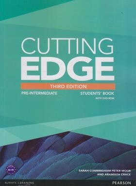 CUTTING EDGE PRE-INTERMEDIATE+CD SB+WB EDI 3 (رهنما)