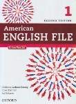 کتاب AMERICAN ENGLISH FILE 1+CD SB+WB EDI 2 (رحلی/رهنما)