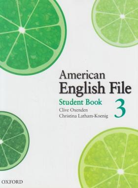 AMERICAN ENGLISH FILE 3+CD  SB+WB(رهنما)*