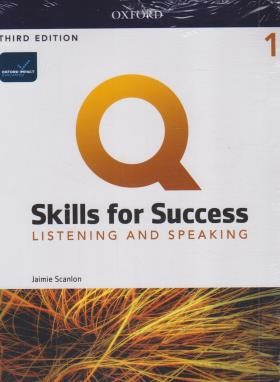 Q:SKILLS FOR SUCCESS 1 LISTENING AND SPEAKING+CD  EDI 3 (رهنما)