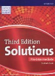 کتاب SOLUTIONS PRE-INTERMEDIATE+CD  SB+WB  EDI 3 (رحلی/رهنما)