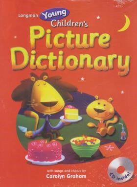 LONGMAN YOUNG CHILDREN'S PICTURE DICTIONARY+CD (رحلی/قرمز/رهنما)