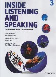 کتاب INSIDE LISTENING AND SPEAKING 3+CD  HAMILTON (آکسفورد)